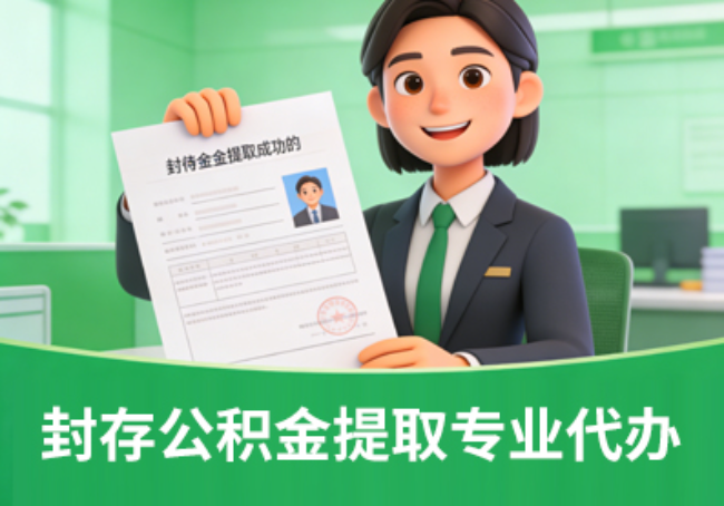 河北封存公积金代办提取